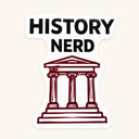 History Nerd Building Sticker