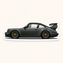 Modified Porsche 911 Sticker