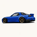 Blue JDM Car Sticker
