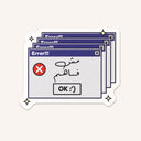 Mesh Fahem Error Sticker