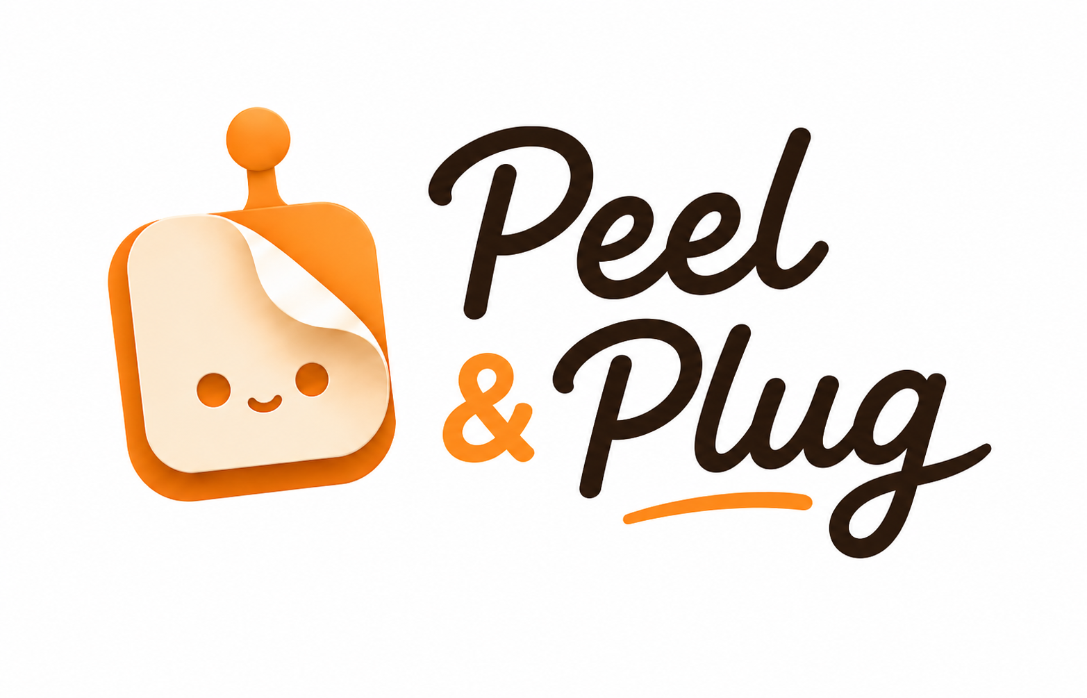 PEEL & PLUG mascot