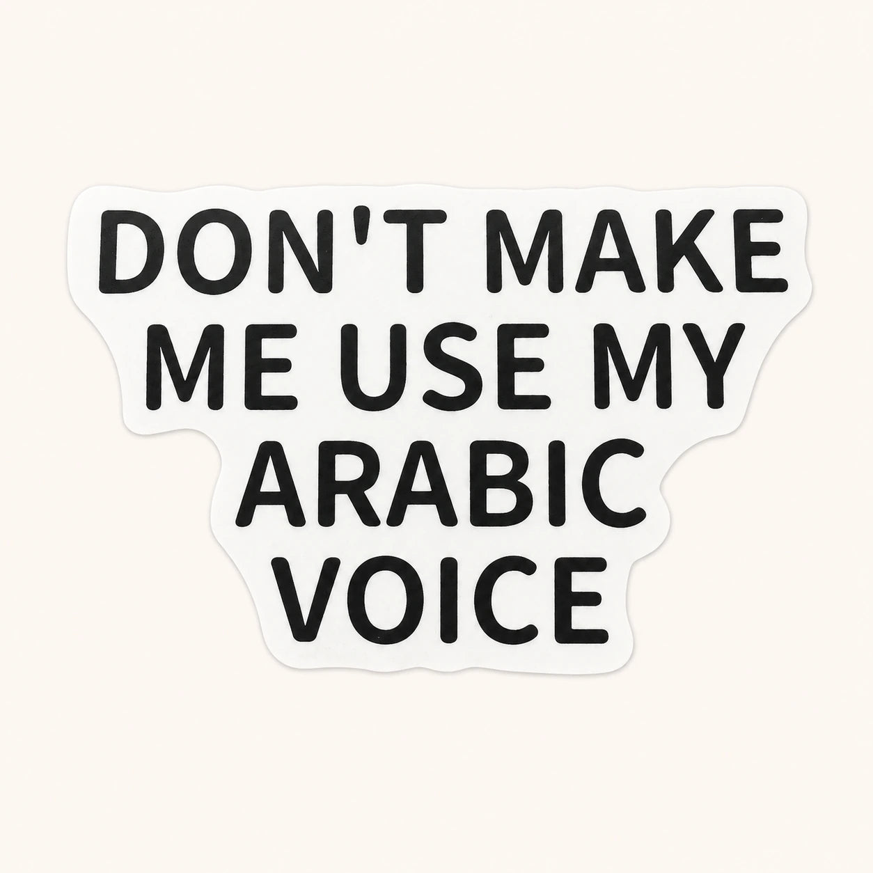 Arabic Voice Sticker