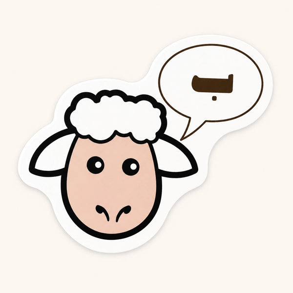 Ba Sheep Sticker
