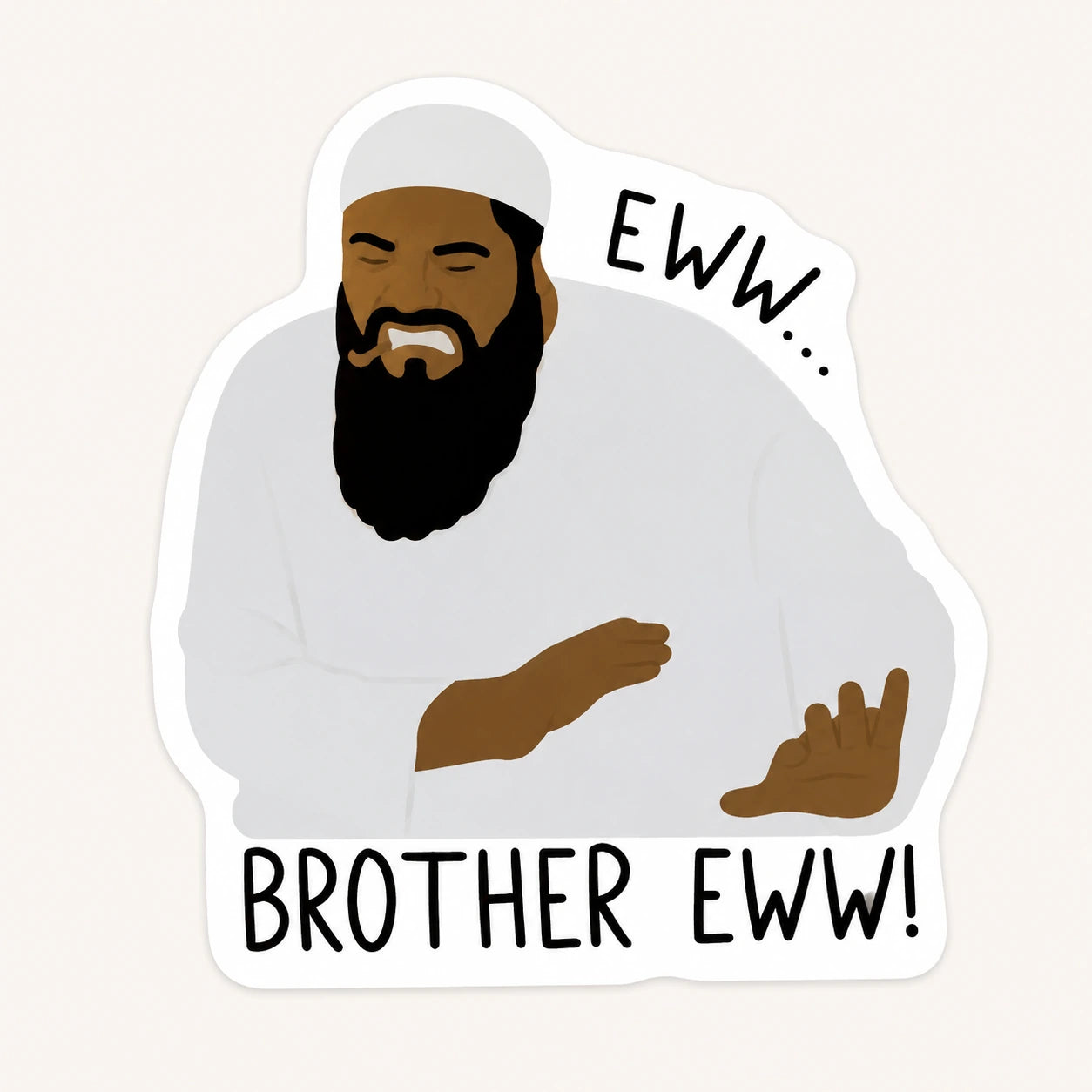 Brother Eww Meme Sticker