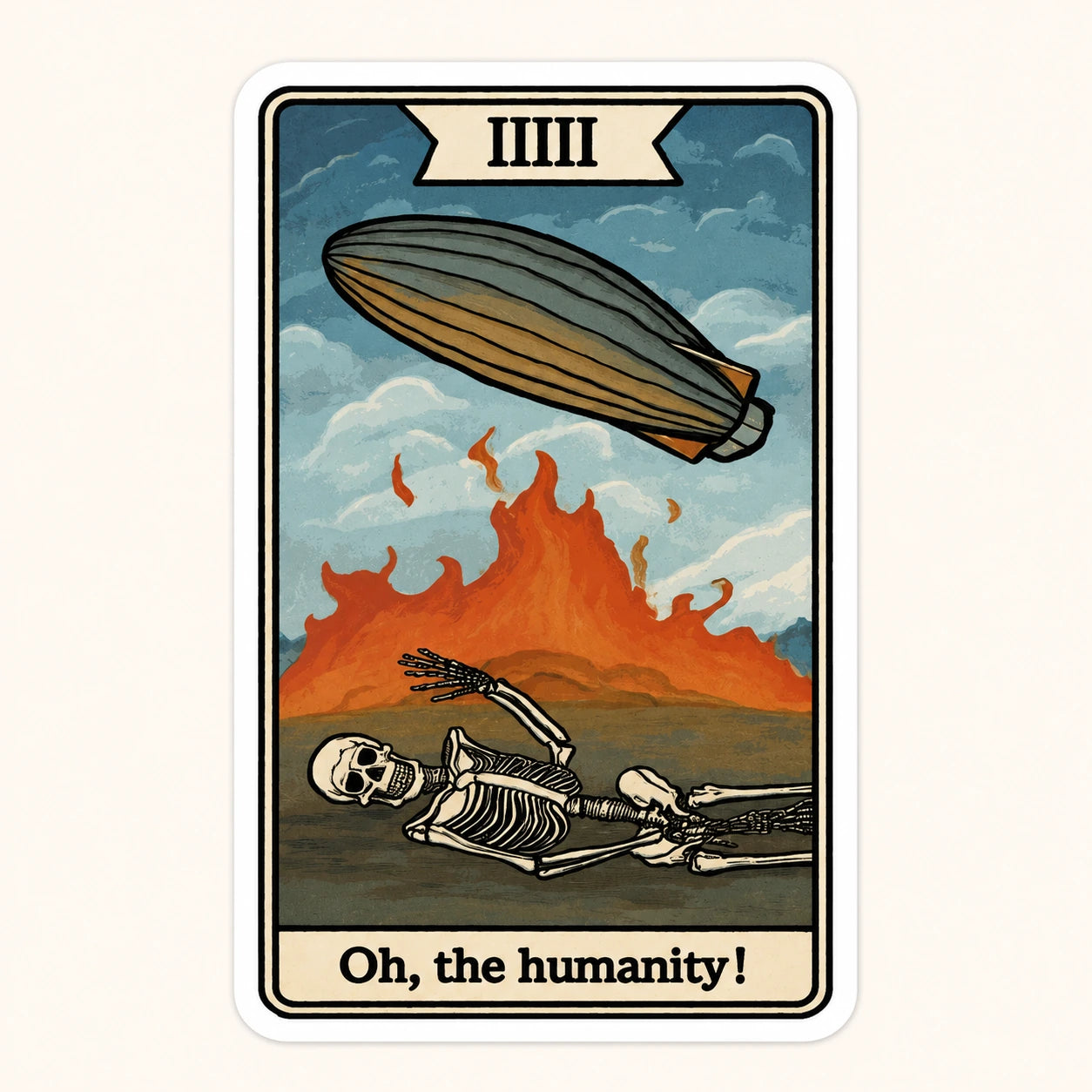 Oh The Humanity Sticker