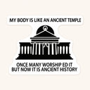 Ancient Temple Body Sticker