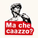 David Ma Che Caazzo Sticker