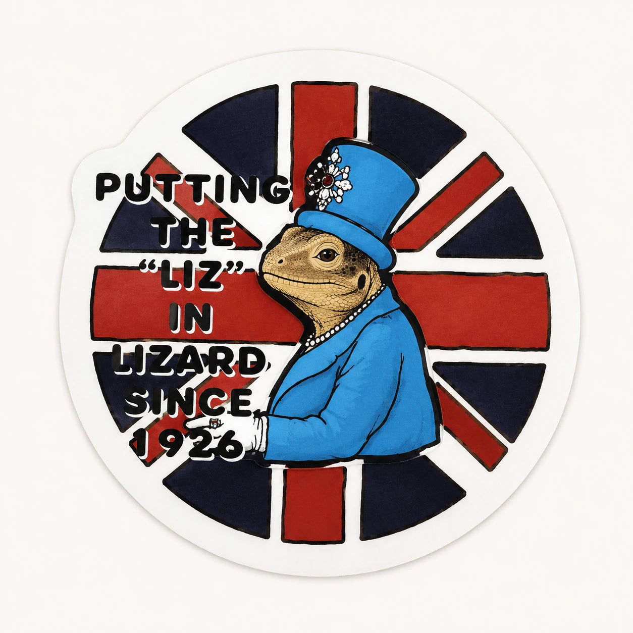 Liz Lizard Queen Sticker