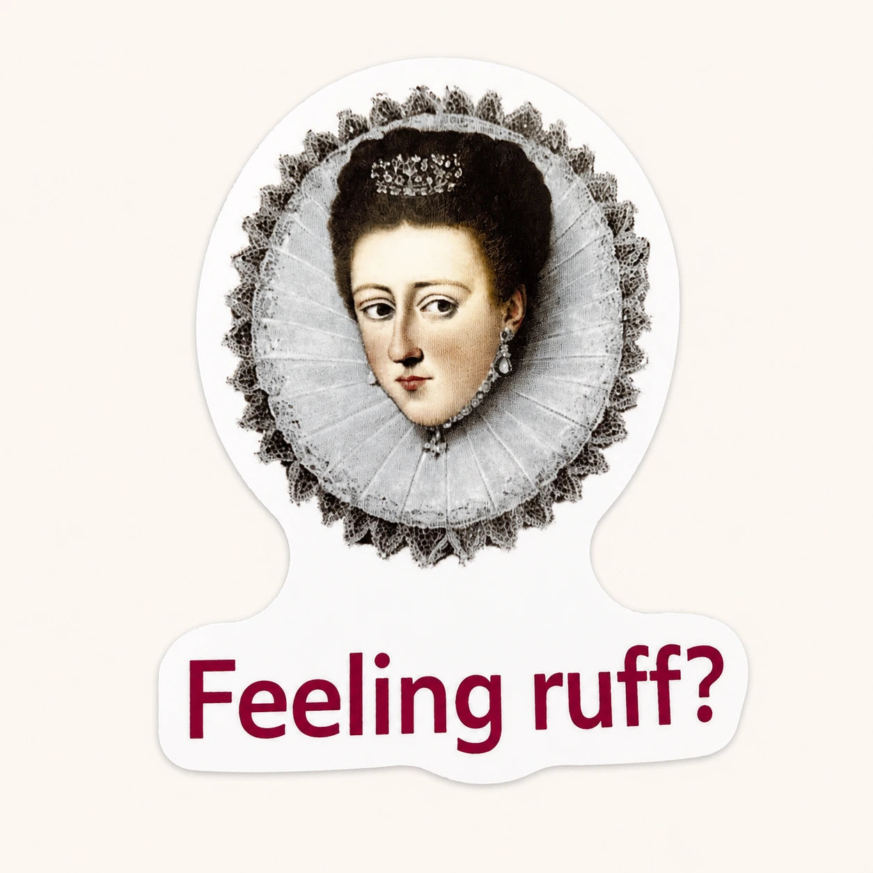 Feeling Ruff Pun Sticker
