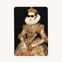 Cool Queen Sunglasses Sticker
