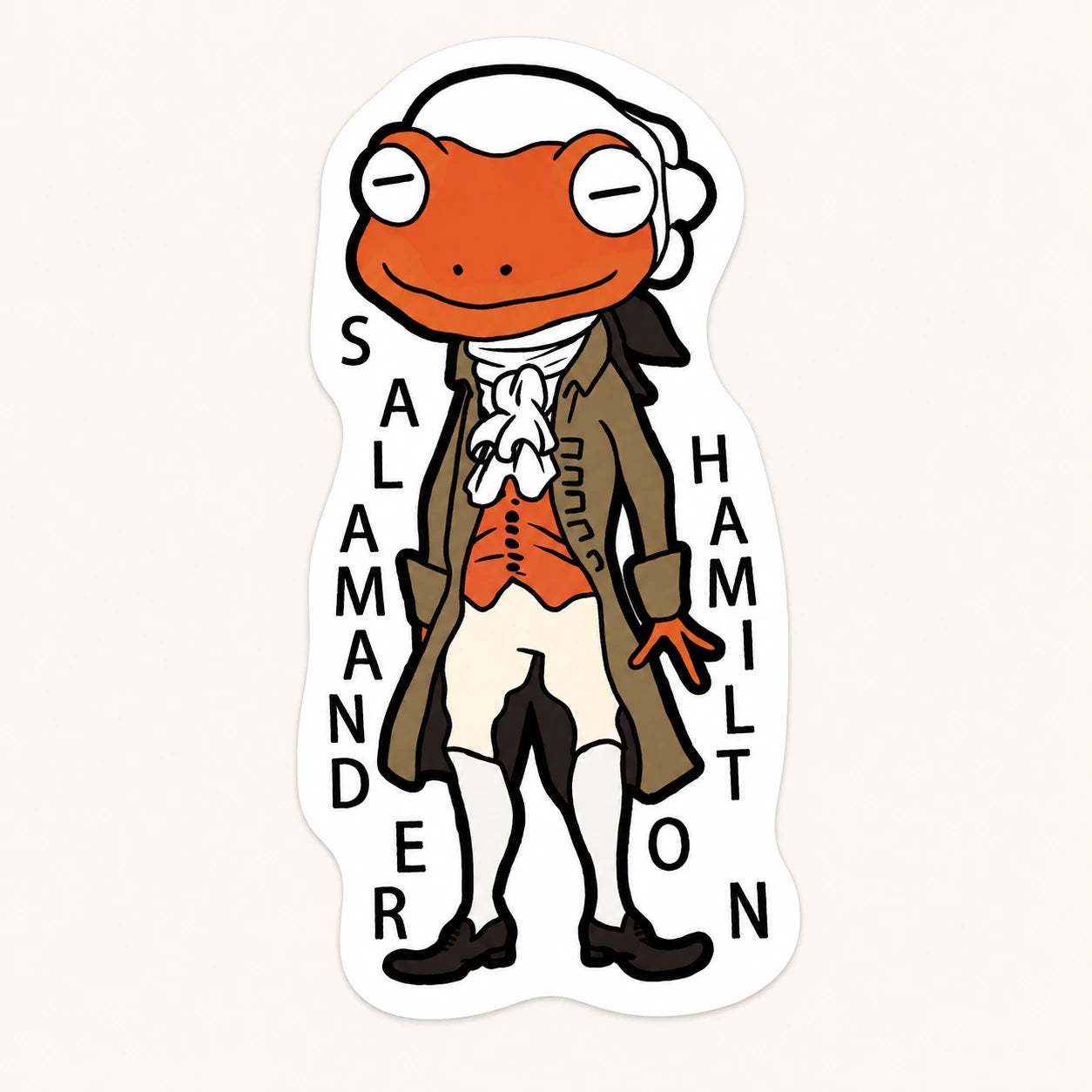 Salamander Hamilton Sticker