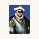 Pixelated King Sticker