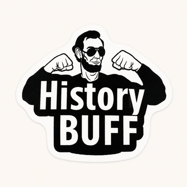 History Buff Lincoln Sticker