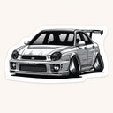 JDM Lowered Car Sticker
