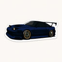 JDM Sports Car Sticker