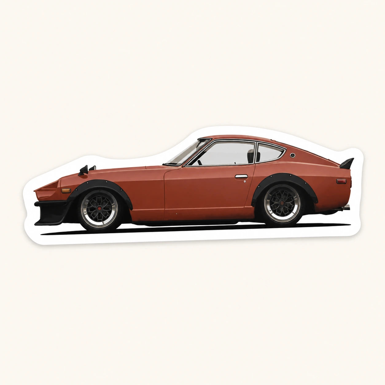 Datsun 240Z Terracotta Widebody Sticker