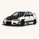 Lancer Evo Car Sticker