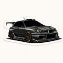Subaru Impreza STI Sticker