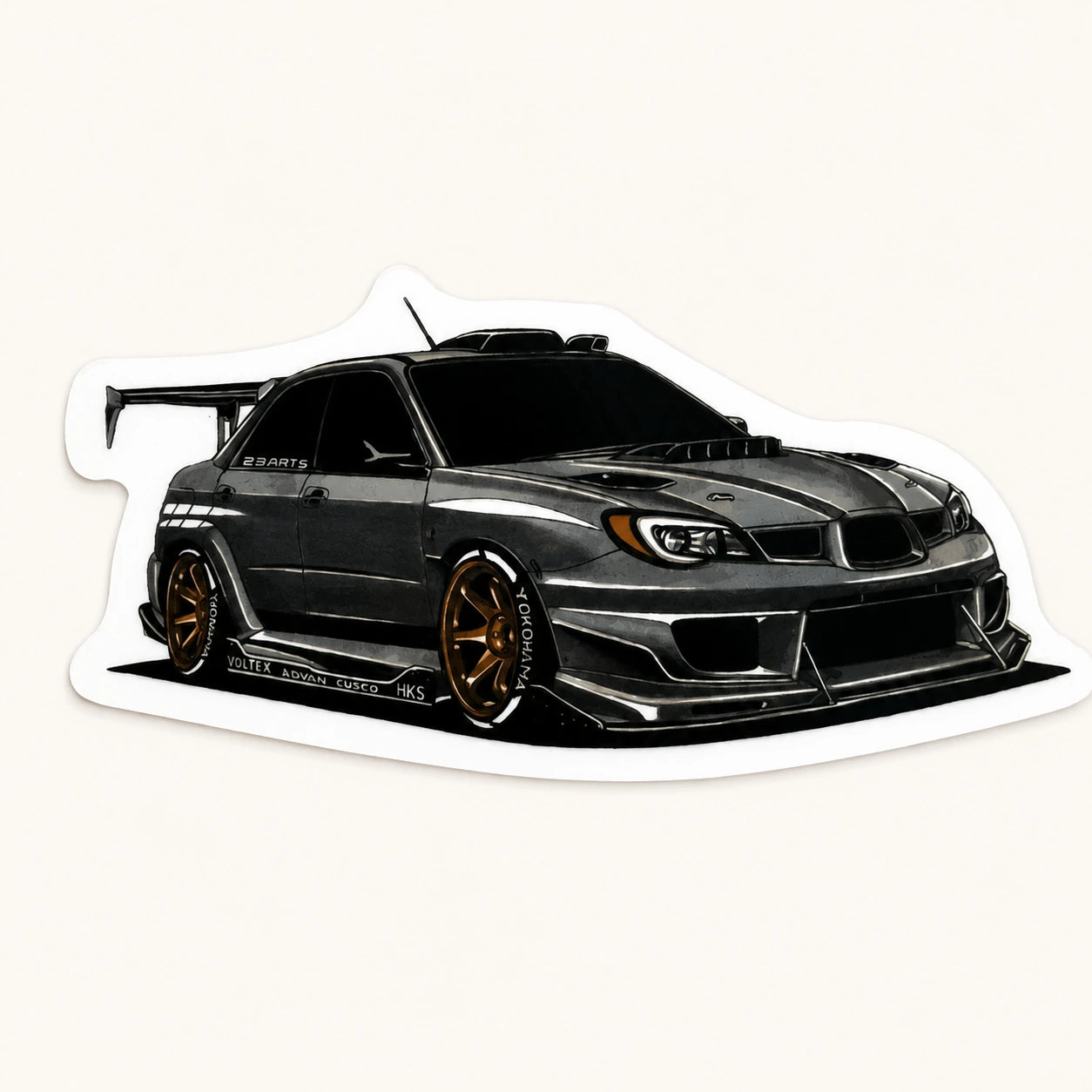 Subaru Impreza STI Sticker
