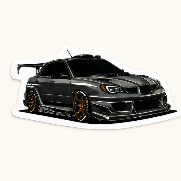 Subaru Impreza STI Sticker