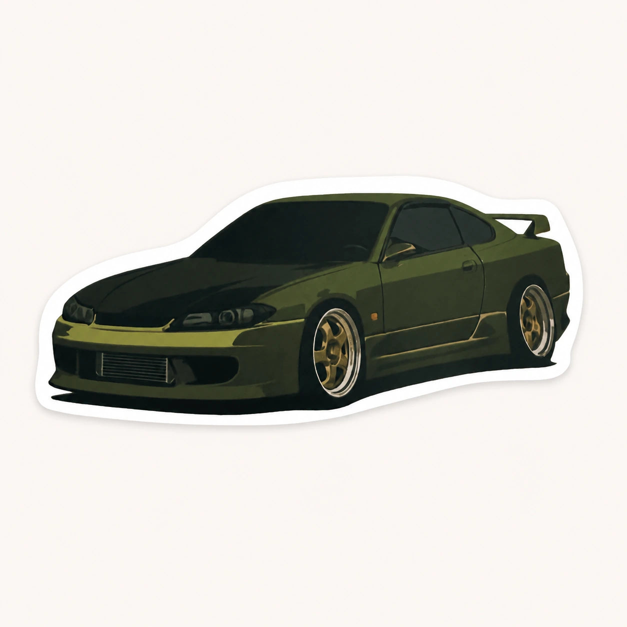 Green Silvia S15 Sticker