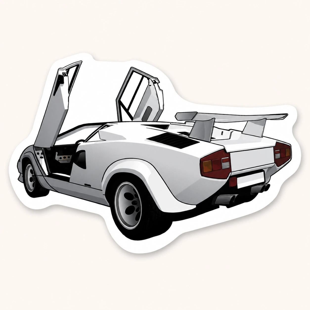 Lamborghini Countach Sticker