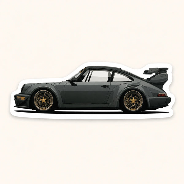 Modified Porsche 911 Sticker