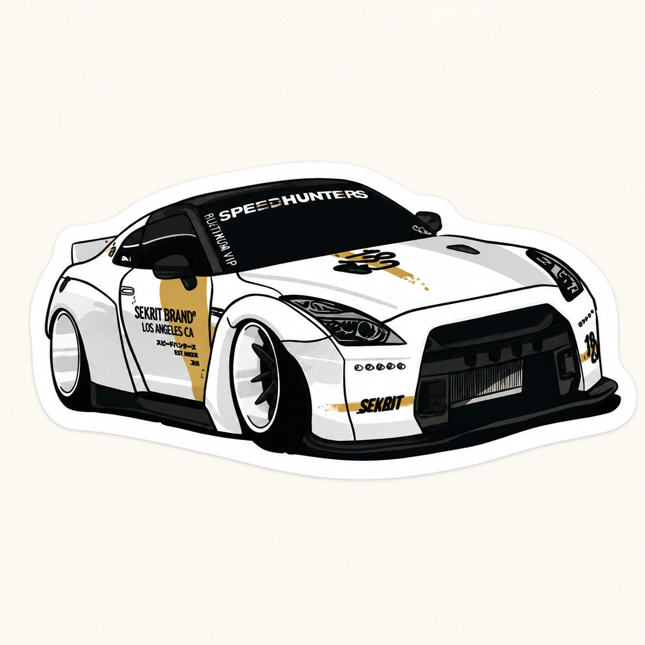 Speedhunters GTR Car Sticker