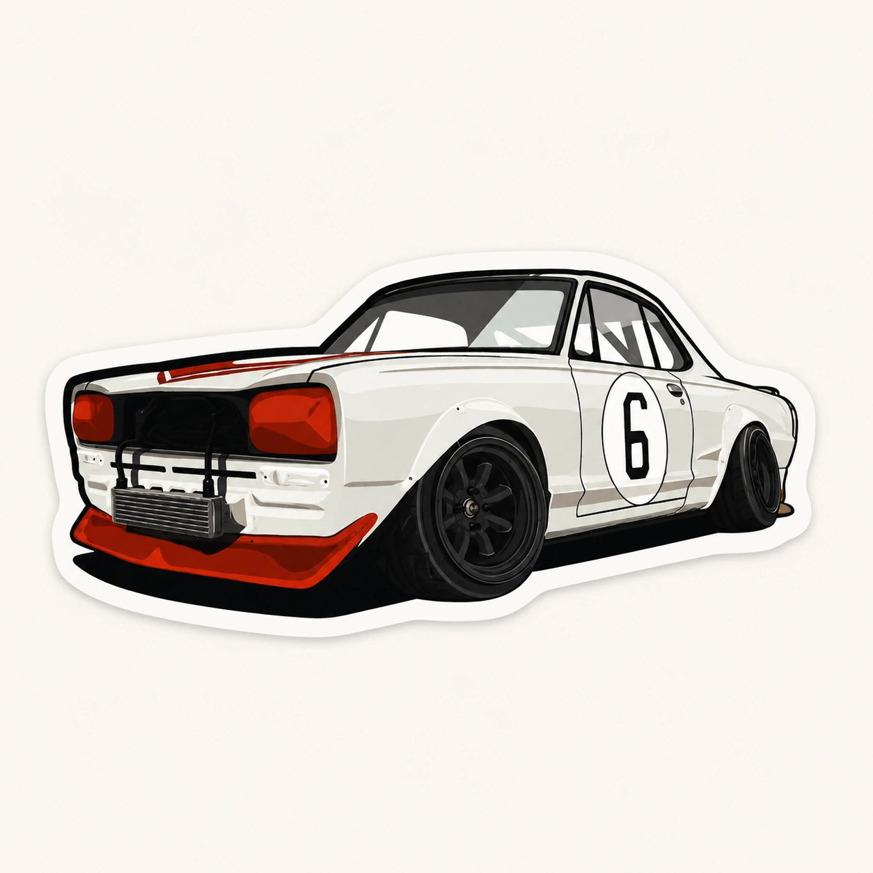 JDM Race Car Sticker