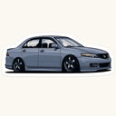 Honda Accord Car Sticker