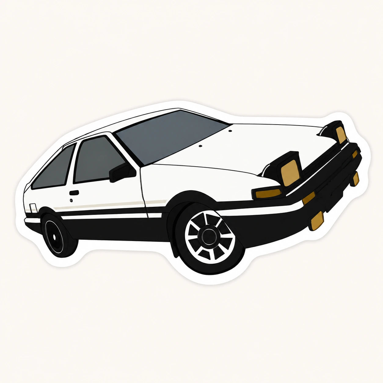 Initial D AE86 Sticker