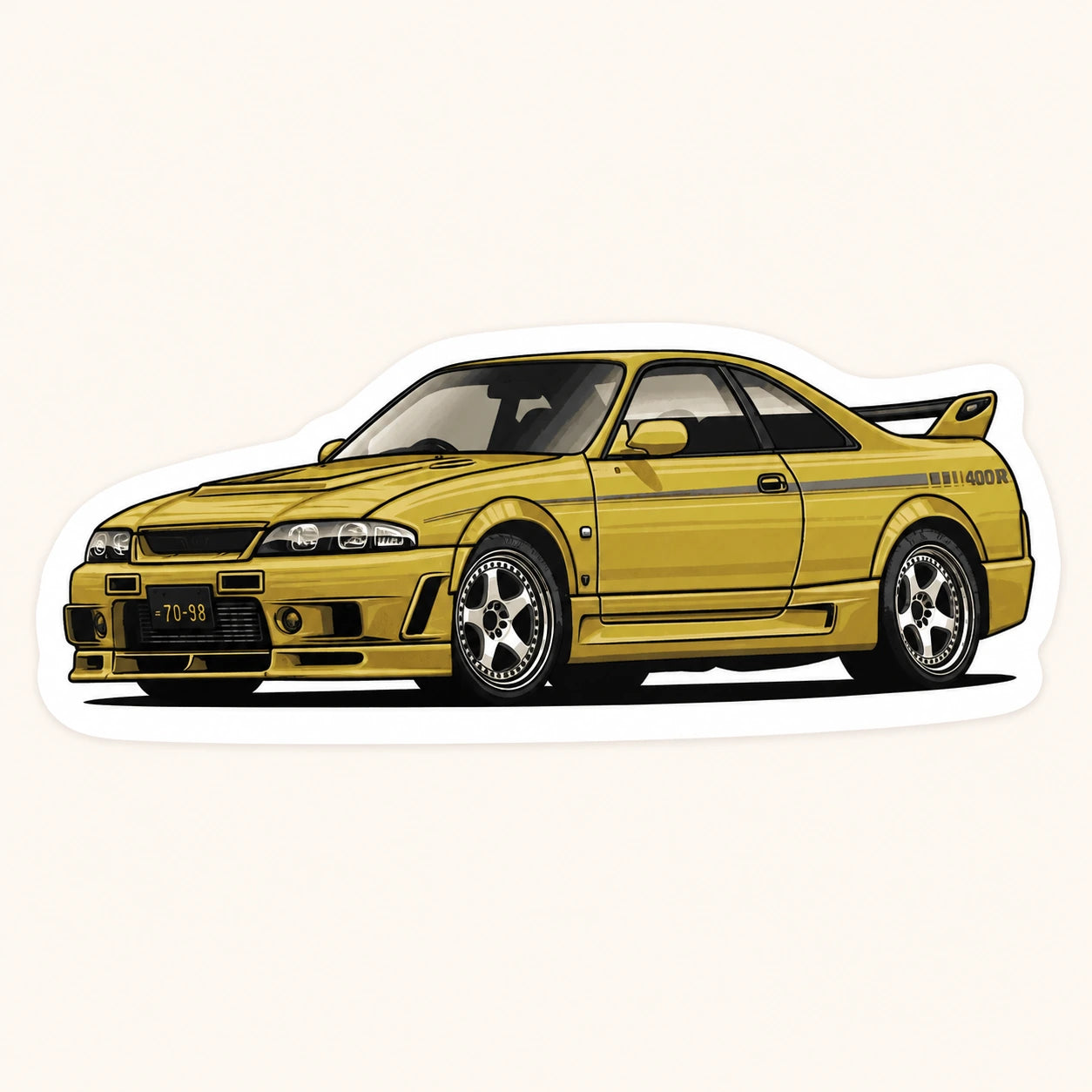 Nissan Skyline R33 400R Sticker