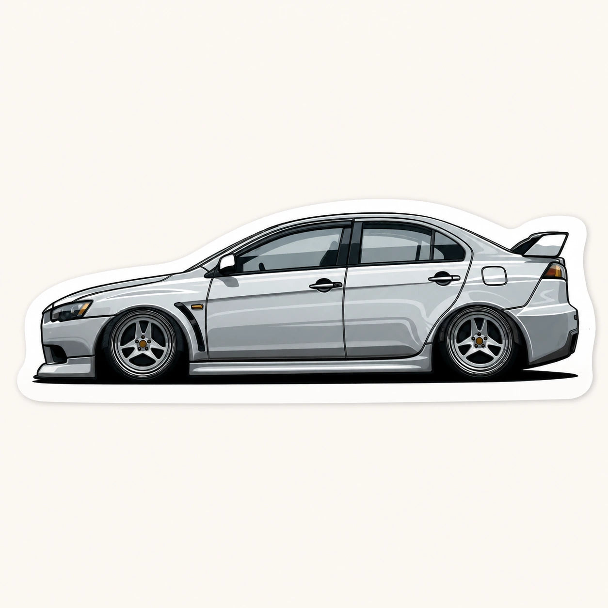 Lancer Evo X Car Sticker