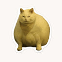 Chonky Cat Sticker