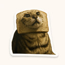 Cat Bread Meme Sticker