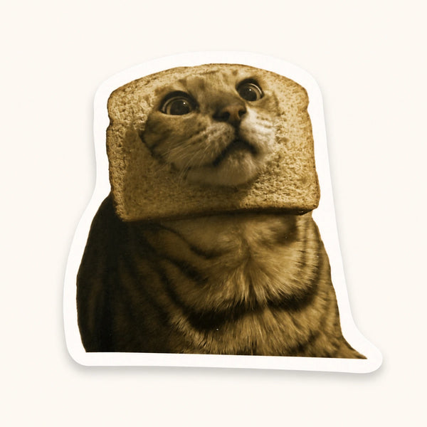 Cat Bread Meme Sticker