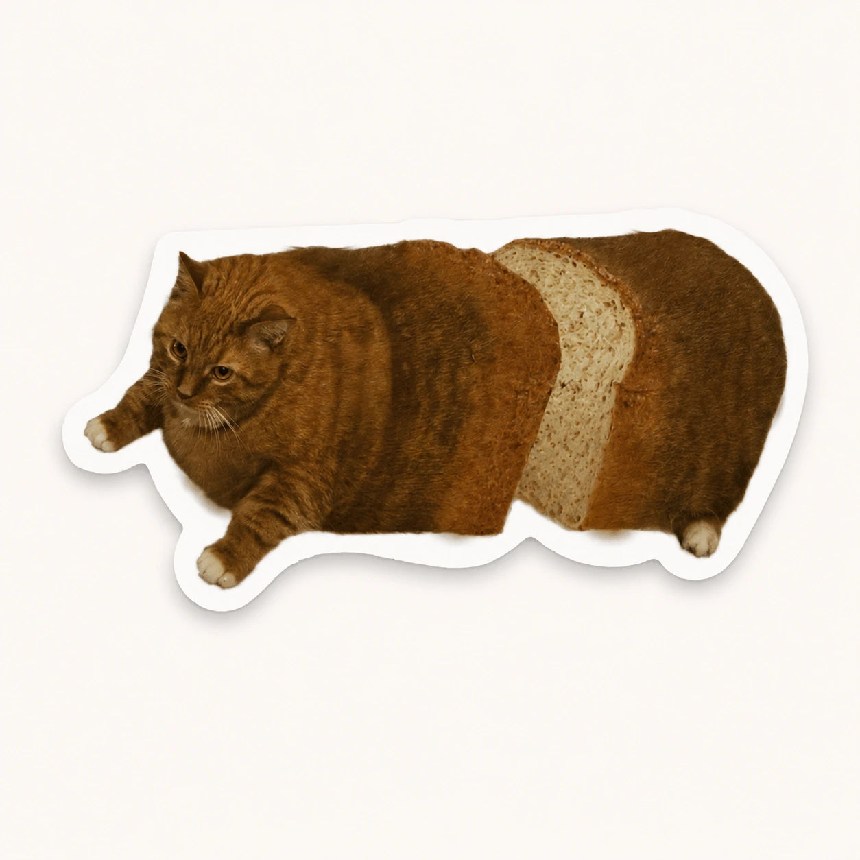 Cat Bread Sticker