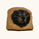Cat In Toast Sticker