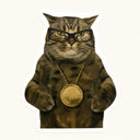 Cool Cat Sticker
