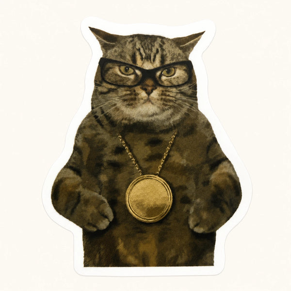 Cool Cat Sticker