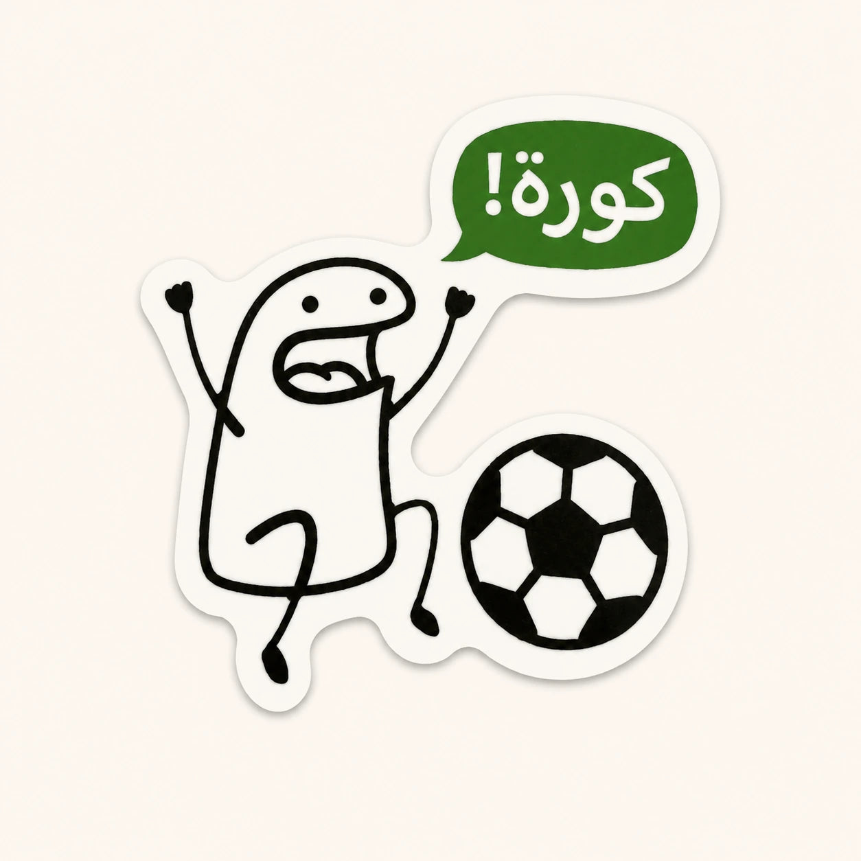 Flork Kora Sticker