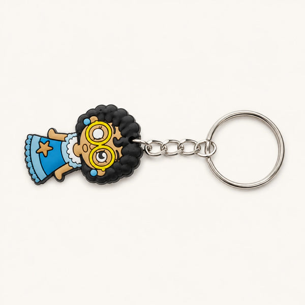 Cartoon Girl Keychain