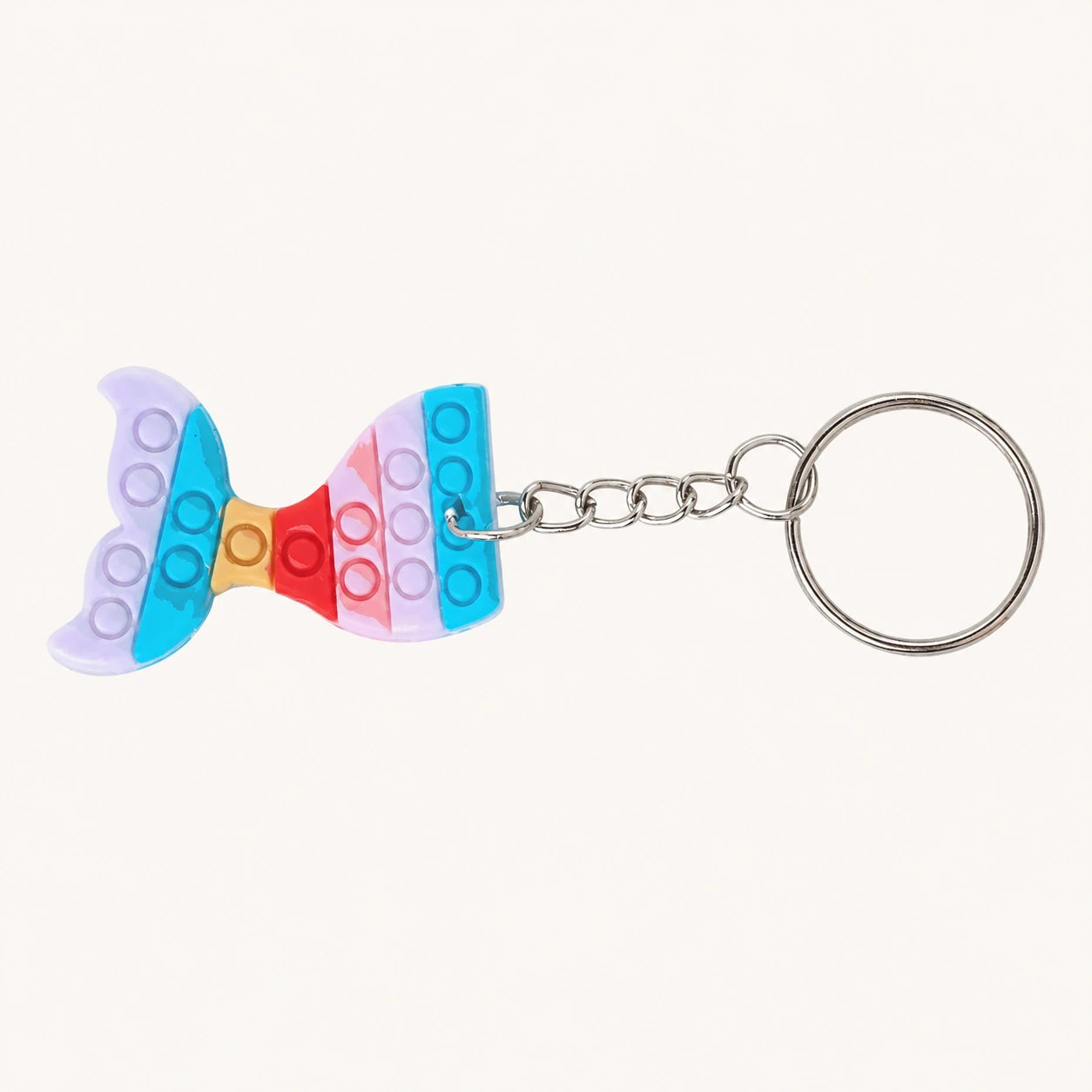 Mermaid Tail Pop-It Keychain