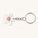 Flower Heart Keychain