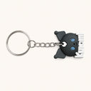 Goth Bunny Keychain