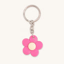 Pink Flower Keychain