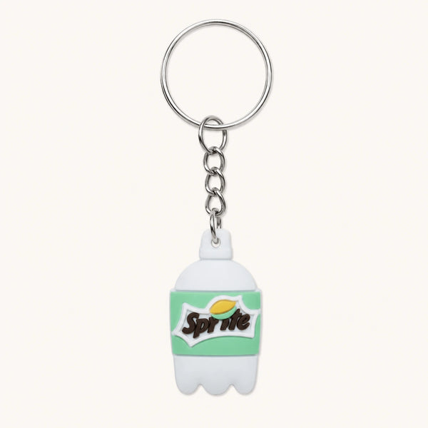 Lemon-Lime Soda Bottle Keychain