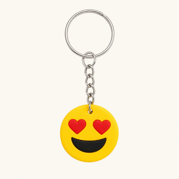 In Love Emoji Keychain