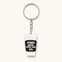 Double Shot Latte Keychain