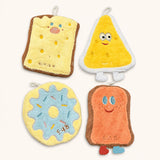 Cheese-Shaped Hand Towels — Set of 4 2